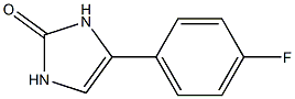 4-(4-Fluoro-phenyl)-1,3-dihydro-imidazol-2-one
 结构式