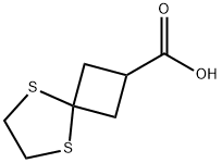 5,8-Dithia-spiro[3.4]octane-2-carboxylic acid
 结构式