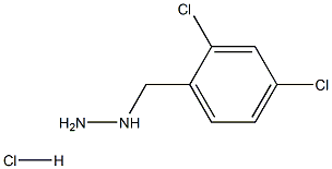 (2,4-DICHLORO-BENZYL)-HYDRAZINE HCL 结构式