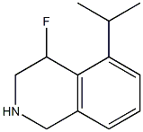 4-Fluoro-5-Isopropyl-1,2,3,4-Tetrahydroisoquinoline 结构式