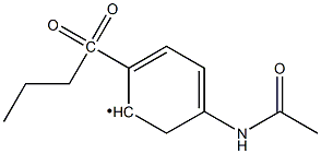 5-Acetamido-2-(1-oxo-butyryl)phenyl 结构式