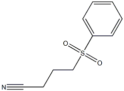 4-PHENYLSULFONYLBUTYRONITRILE 结构式