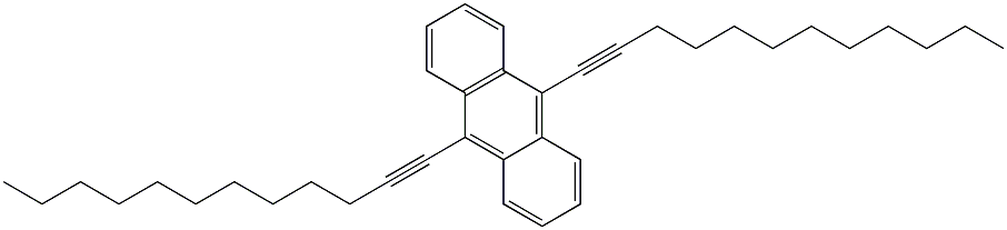 9,10-DIDODEC-1-YNYLANTHRACENE 结构式