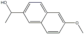 1-(6-甲氧基-2-萘基)乙醇 结构式