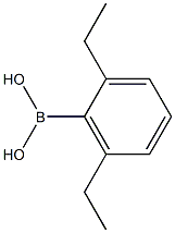 (2,6-DIETHYLPHENYL)BORONIC ACID 结构式