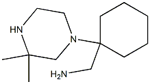 1-[1-(3,3-DIMETHYLPIPERAZIN-1-YL)CYCLOHEXYL]METHANAMINE 结构式