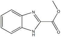 1H-BENZIMIDAZOLE-2-CARBOXYLIC ACID METHYL ESTER 结构式