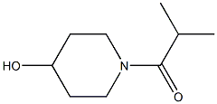 1-ISOBUTYRYLPIPERIDIN-4-OL 结构式