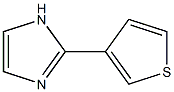 2-(3-THIENYL)-1H-IMIDAZOLE 结构式