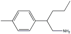 2-(4-METHYLPHENYL)PENTAN-1-AMINE 结构式