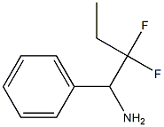 2,2-DIFLUORO-1-PHENYLBUTAN-1-AMINE 结构式