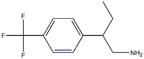 2-[4-(TRIFLUOROMETHYL)PHENYL]BUTAN-1-AMINE 结构式