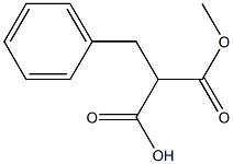 2-BENZYL-3-METHOXY-3-OXOPROPANOIC ACID 结构式