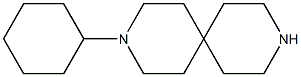 3-CYCLOHEXYL-3,9-DIAZASPIRO[5.5]UNDECANE 结构式