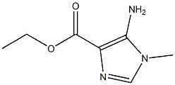 5-AMINO-1-METHYL-1H-IMIDAZOLE-4-CARBOXYLIC ACID ETHYL ESTER 结构式