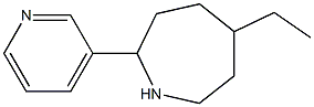 5-ETHYL-2-PYRIDIN-3-YLAZEPANE 结构式