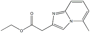 ETHYL (5-METHYLIMIDAZO[1,2-A]PYRIDIN-2-YL)ACETATE 结构式