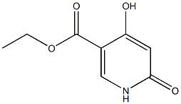 ETHYL 4-HYDROXY-6-OXO-1,6-DIHYDROPYRIDINE-3-CARBOXYLATE 结构式