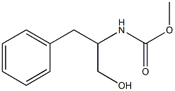 METHYL (1-BENZYL-2-HYDROXYETHYL)CARBAMATE 结构式
