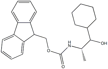 Fmoc-D-Cyclohexylalaninol 结构式