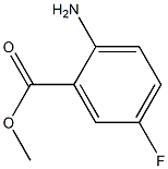 Methyl 2-amino-5-fluorobenzate 结构式