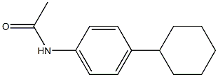 N1-(4-cyclohexylphenyl)acetamide 结构式