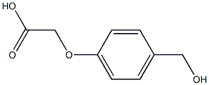 2-[4-(hydroxymethyl)phenoxy]acetic acid 结构式