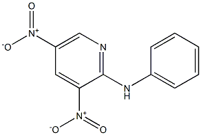 N2-phenyl-3,5-dinitropyridin-2-amine 结构式