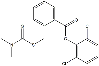 2,6-dichlorophenyl 2-({[(dimethylamino)carbothioyl]thio}methyl)benzoate 结构式