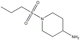 1-(propylsulfonyl)piperidin-4-amine 结构式