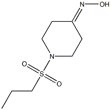 1-(propylsulfonyl)piperidin-4-one oxime 结构式