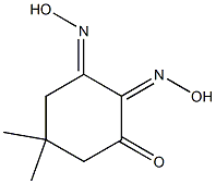 5,5-dimethyl-1,2,3-cyclohexanetrione 1,2-dioxime 结构式