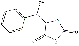5-[hydroxy(phenyl)methyl]imidazolidine-2,4-dione 结构式