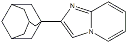 2-(1-adamantyl)imidazo[1,2-a]pyridine 结构式