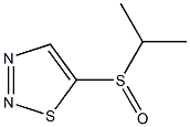 5-(isopropylsulfinyl)-1,2,3-thiadiazole 结构式