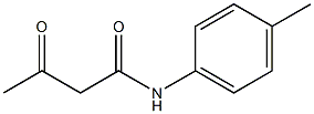 N1-(4-methylphenyl)-3-oxobutanamide 结构式