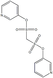 di(3-pyridyl) methanedisulfonate 结构式