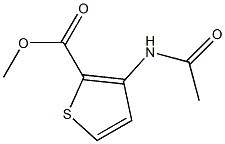 methyl 3-(acetylamino)thiophene-2-carboxylate 结构式