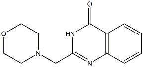 2-(morpholinomethyl)-4(3H)-quinazolinone 结构式