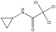 N1-cyclopropyl-2,2,2-trichloroacetamide 结构式