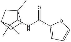 N2-(1,3,3-trimethylbicyclo[2.2.1]hept-2-yl)-2-furamide 结构式