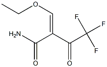 2-Carbamoyl-1-ethoxy-4,4,4-trifluorobut-1-en-3-one 结构式