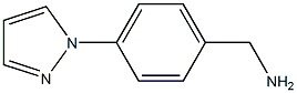 1-[4-(1H-pyrazol-1-yl)phenyl]methanamine 结构式