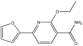 2-ethoxy-6-(2-furyl)nicotinamide 结构式