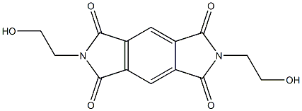 2,6-di(2-hydroxyethyl)-1,2,3,5,6,7-hexahydropyrrolo[3,4-f]isoindole-1,3,5,7-tetraone 结构式