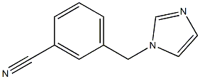 1-(3-Cyanobenzyl)-imidazol 结构式