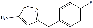 3-(4-fluorobenzyl)-1,2,4-oxadiazol-5-amine 结构式