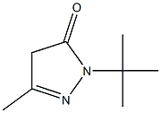 1-(tert-butyl)-3-methyl-4,5-dihydro-1H-pyrazol-5-one 结构式