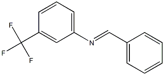 N1-benzylidene-3-(trifluoromethyl)aniline 结构式