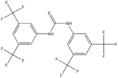 N,N'-di[3,5-di(trifluoromethyl)phenyl]thiourea 结构式